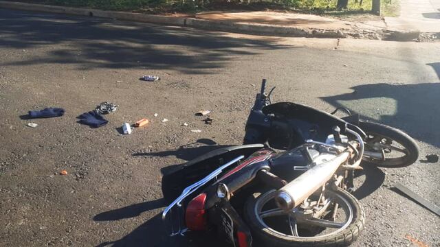 Pérez: accidente en Las Palmeras y Avenida Godoy