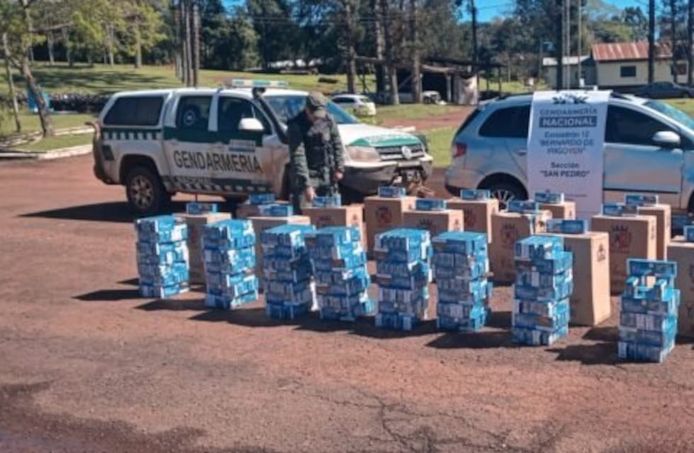 San Pedro: se incautaron más de once mil paquetes de cigarrillos de contrabando