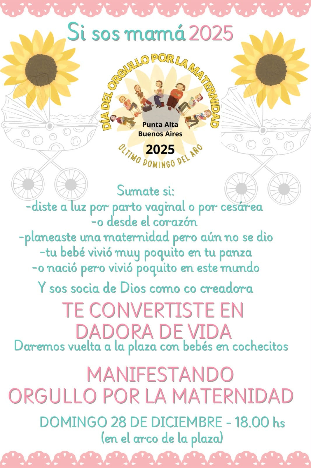 Buscan establecer en Punta Alta el “Día del orgullo por la maternidad”