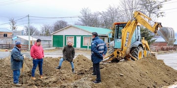 Tolhuin: avanza el plan de saneamiento pluvial