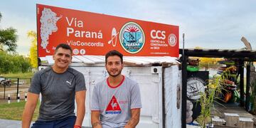 Santiago Boviez, maratonista de aguas abiertas.