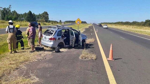 Los ocupantes resultaron ilesos.