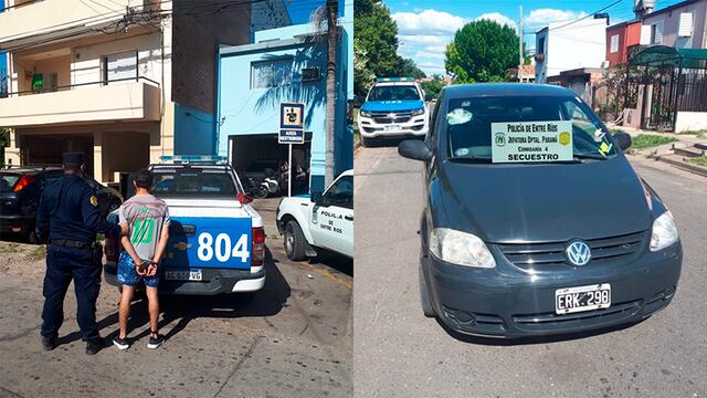 Detuvieron al conductor y secuestraron el auto.