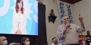 Jaldo participó en un acto en la sede de FOTIA.