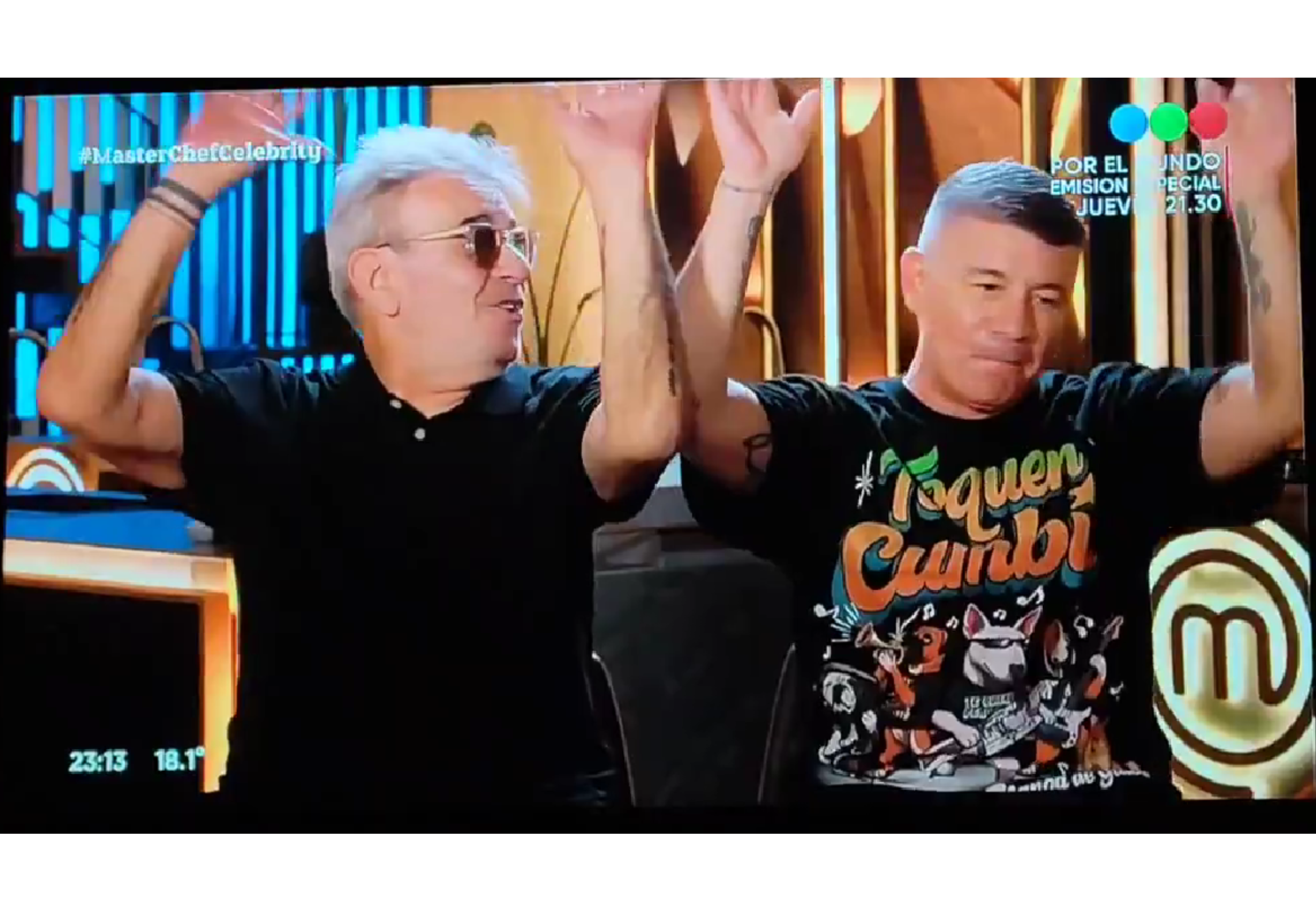 El cantante hizo dupla con Miguel Ángel Rodríguez.