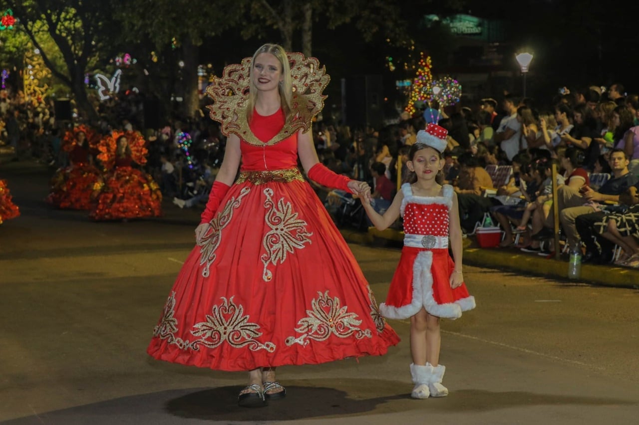 Fin de semana récord en Alem: casi 100 mil personas en la Fiesta Nacional de la Navidad del Litoral.