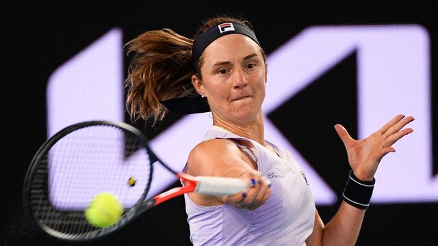 La tenista llegó hasta cuartos de final en el WTA 500 de Melbourne. (AP)