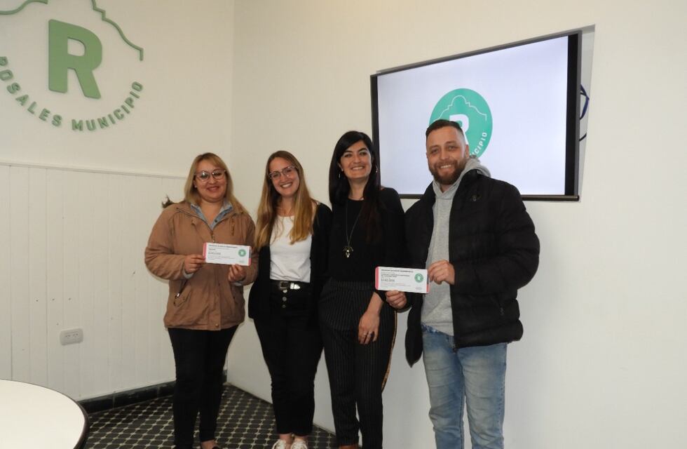 Emprendedores rosaleños recibieron ayudas económicas