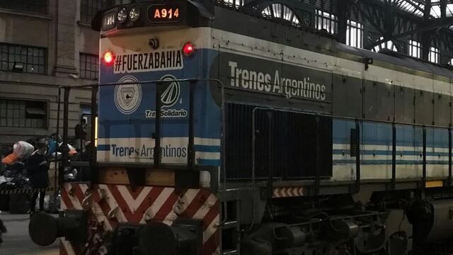 El Tren Solidario llega a Bahía Blanca esta noche.