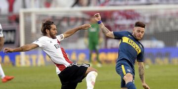 River y Boca jugarán el próximo 14 de marzo, desde las 21\u002E10, por la Supercopa Argentina\u002E FOTO: DYN/RODOLFO PEZZONI\u002E