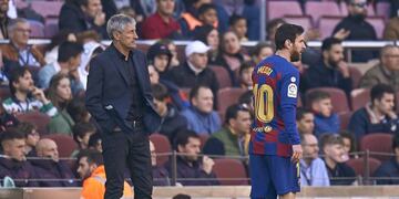 Quique Setién disparó contra Lionel Messi: \