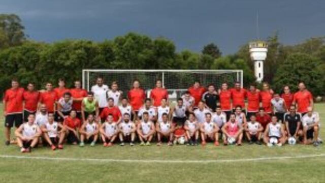 Plantel Newellu00b4s en Mar del Plata.