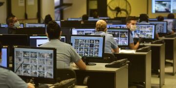 Central de control de cámaras de la Policía de Córdoba\u002E