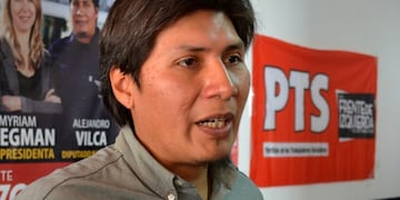 En su cierre de campaña, Alejandro Vilca llamó a “dar un mensaje a los poderosos votando al Frente de Izquierda”\u002E