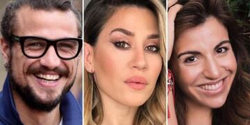 Daniel Osvaldo, Jimena Barón y Gianinna Maradona