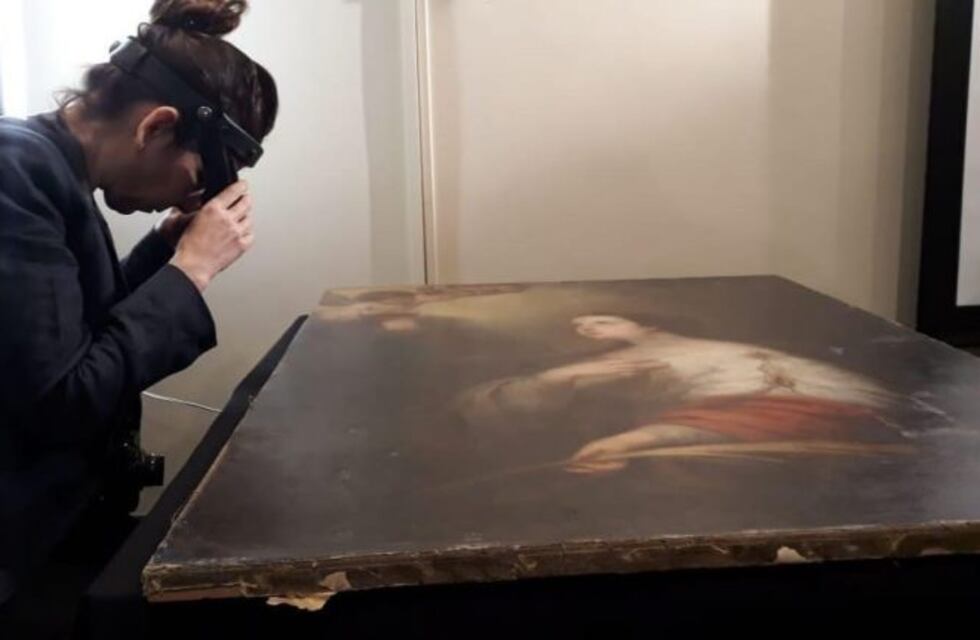 Una comitiva viajó a Uruguay para recuperar el cuadro robado del museo Estévez