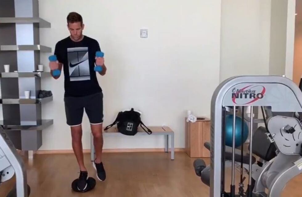 Los días de "Jujuy" Jiménez con Juan Martín Del Potro en Miami