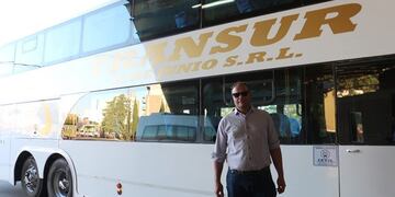 El director de Transporte, Gustavo Minetto (Gobierno de La Pampa)