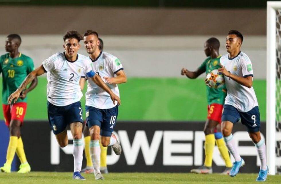 Mundial Sub 17: la Selección Argentina venció 3-1 a Camerún y quedó a un paso de los octavos de final