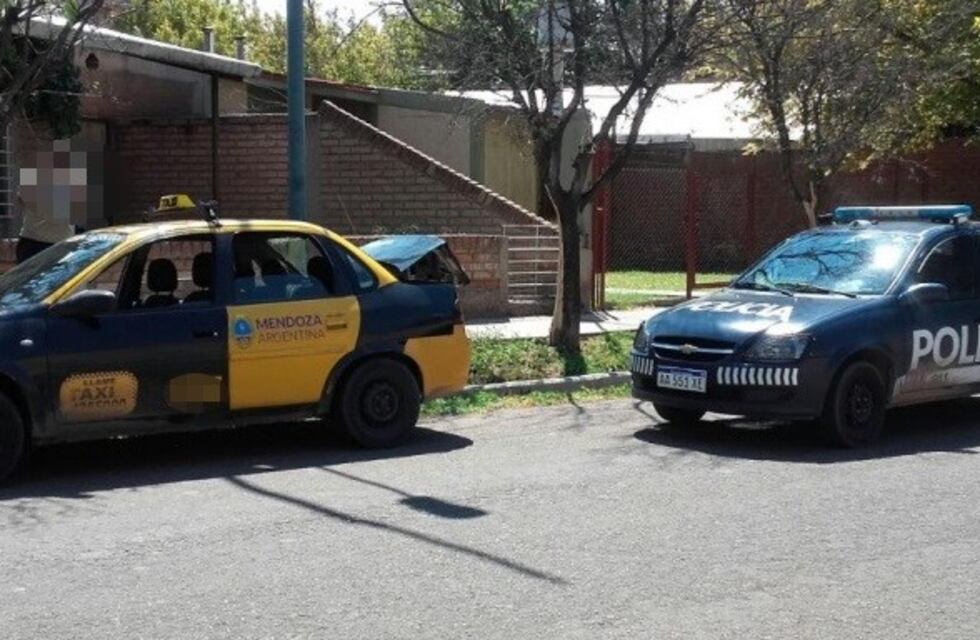 Asaltaron y golpearon a un taxista en Guaymallén
