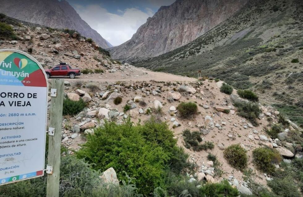 Una mujer fue hospitalizada tras caer tres metros del sendero Chorro de la Vieja en Tunuyán