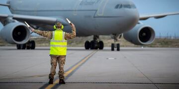 RAF puente logístico aéreo