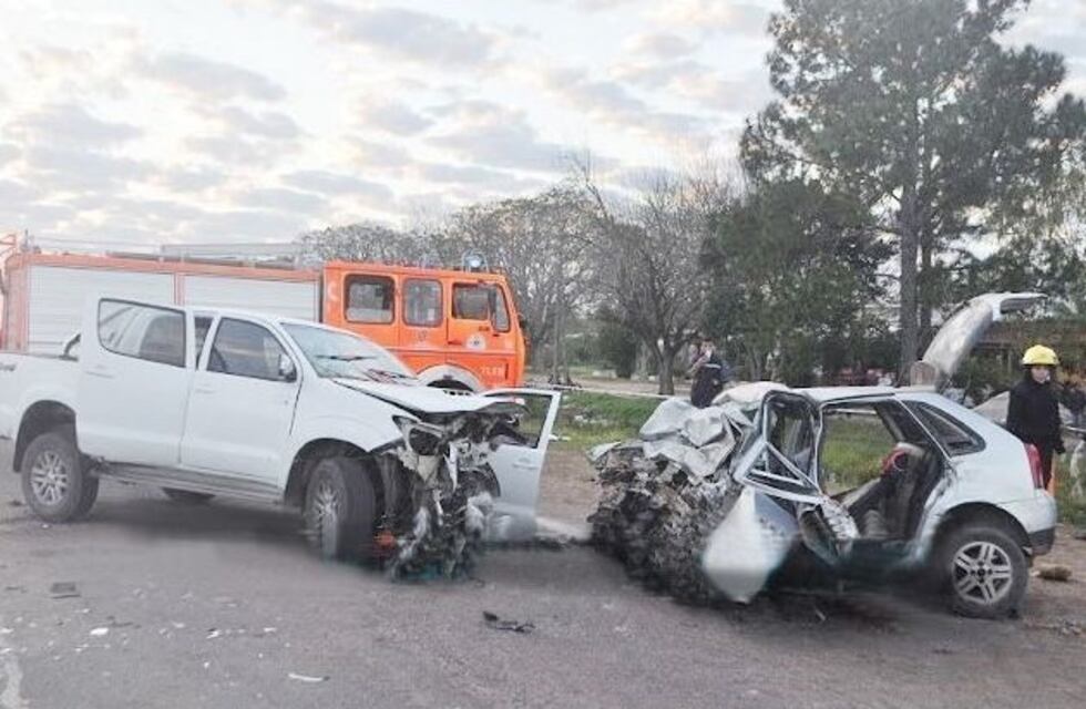 Terrible accidente en Lavalle: cuatro muertos en un choque frontal