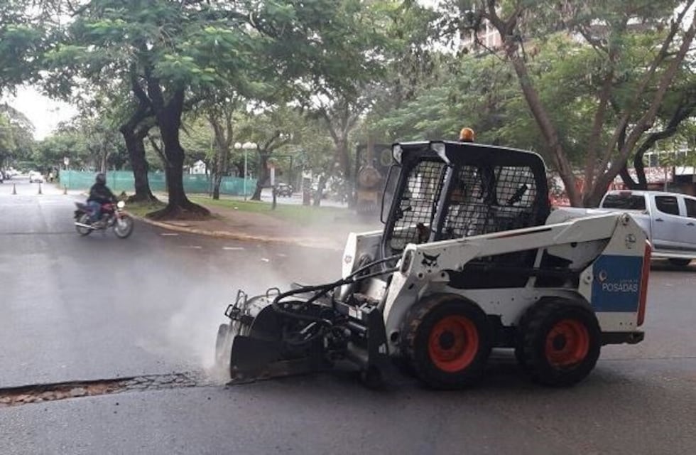 Finalizaron los trabajos de bacheo sobre la avenida Mitre