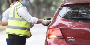 Controles vehiculares en Rafaela por la pandemia de coronavirus