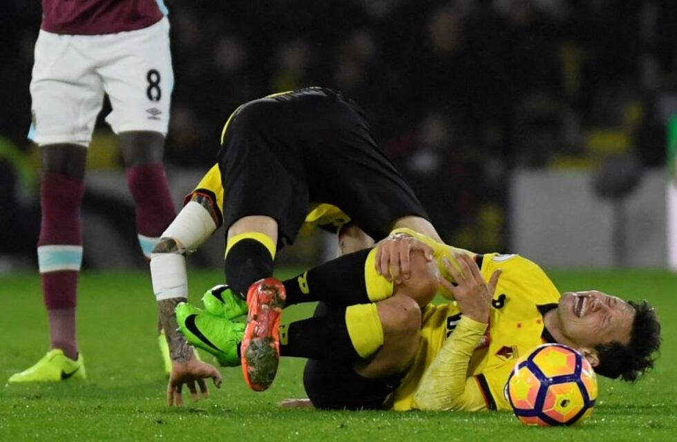 Mauro Zárate se rompió el ligamento cruzado anterior de rodilla derecha