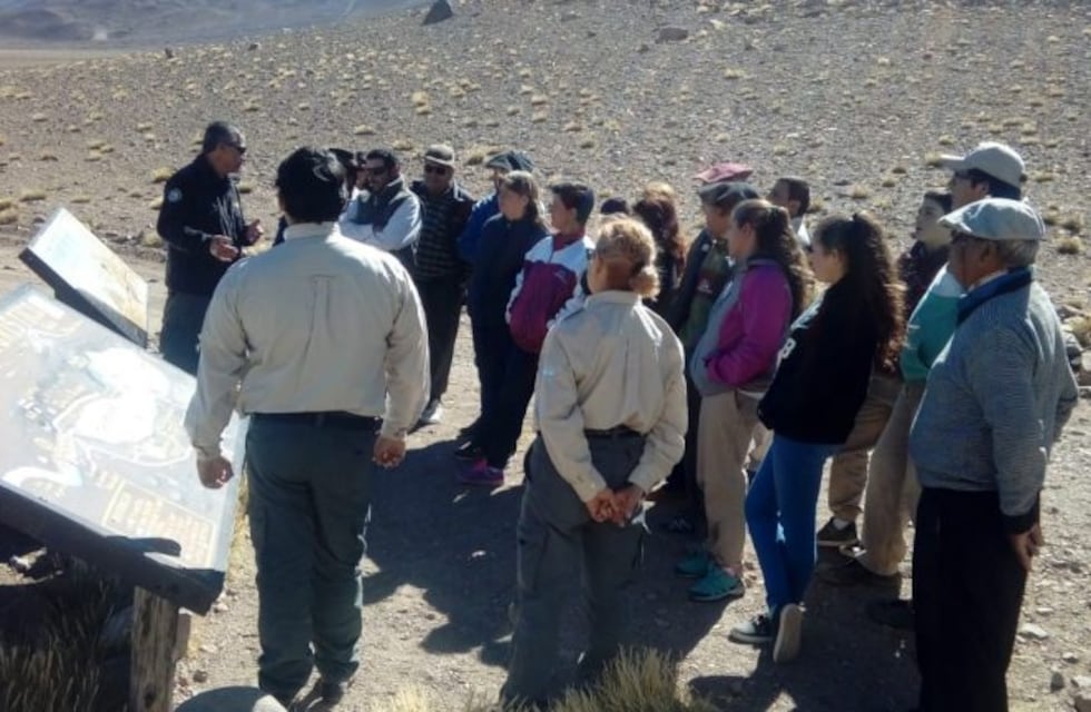 Puesteros mendocinos visitaron por primera vez la Laguna del Diamante