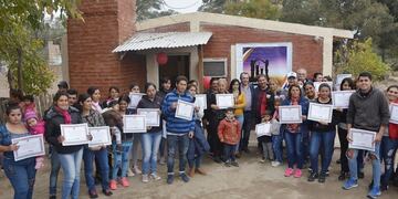 Entrega de viviendas sociales
