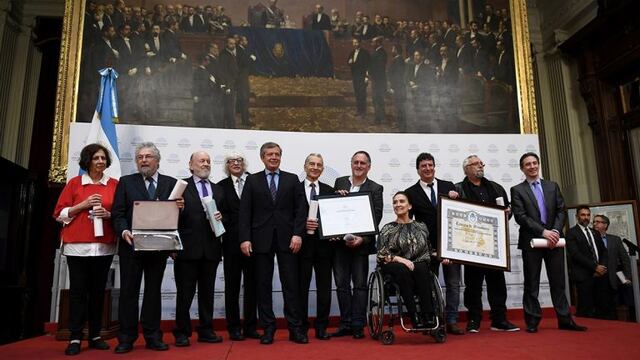 El grupo Les Luthiers fue distinguido en el Congreso por sus 50 años de trayectoria