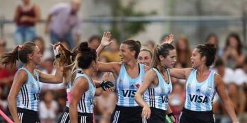 Las Leonas vencieron 2-0 a Chile en el debut de la World League\u002E