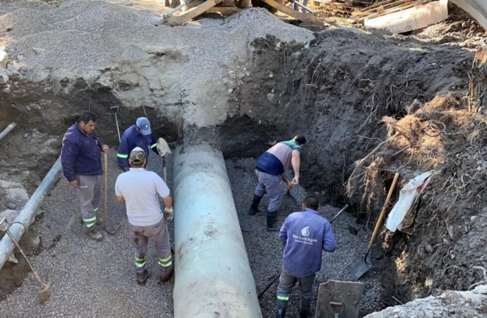 Finalizan las tareas de reparación del Acueducto Río Grande