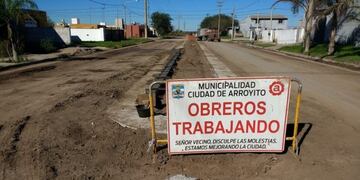 Cordon cuneta Gregorio Careto entre Ludueña y Falucho