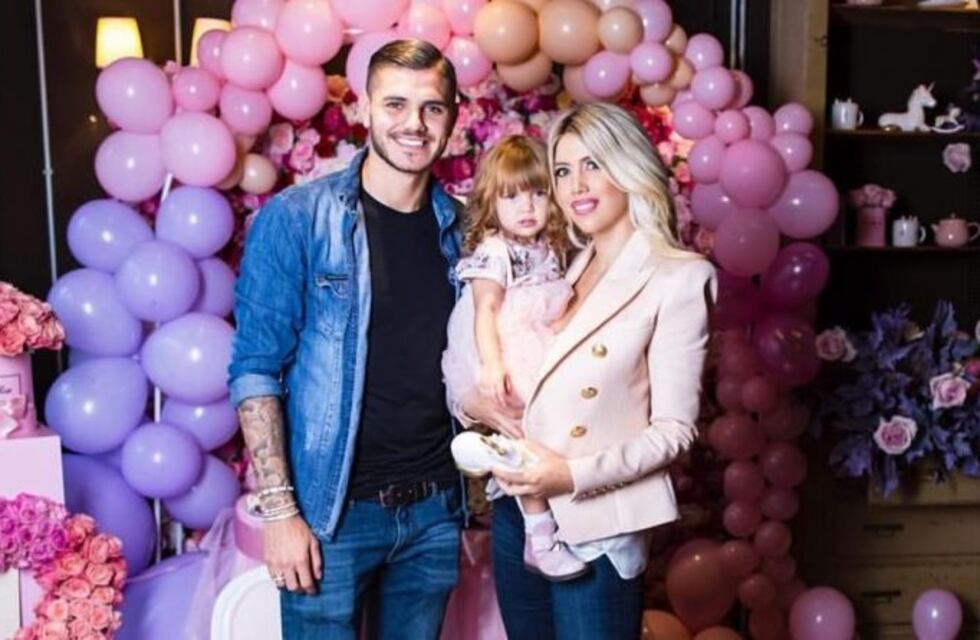 Wanda y Mauro celebraron el cumpleaños de Isabella con unicornio incluido