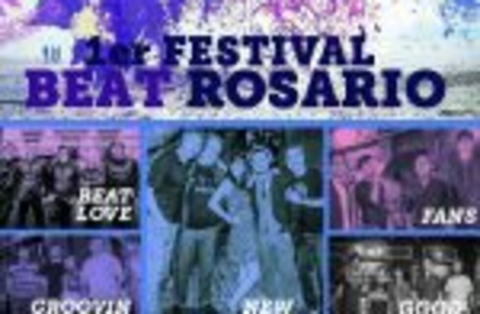 Cinco bandas tocarán en el primer festival Beat Rosario