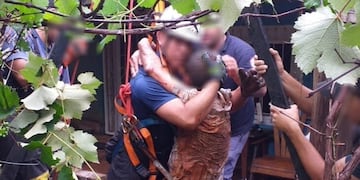 Montecarlo: un anciano de 80 años que cayó en un pozo de agua