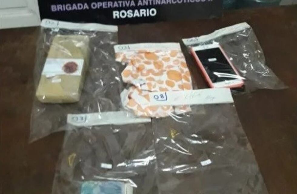 Una joven con un ladrillo de marihuana fue clave para la recaptura de Teletubi