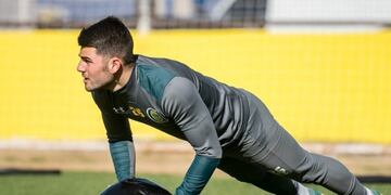 El atacante firmó su primer contrato a los 19 años\u002E (@ignaciio_russo)