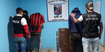 Los ladrones fueron sorprendidos por la policía\u002E