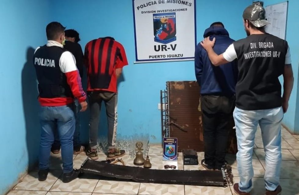 Detuvieron a tres delincuentes y recuperaron objetos robados