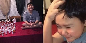 El emotivo video de un nene que festejó su derrota al cáncer