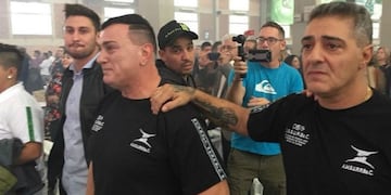 Mauricio Saillén junto a Pascual Catrambone\u002E