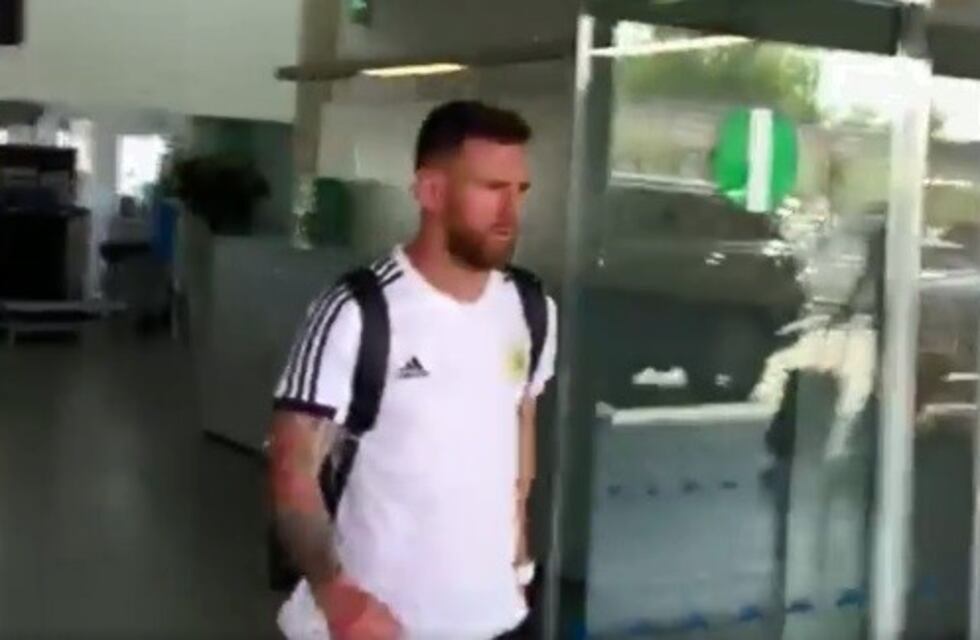 Lionel Messi arribó a Barcelona con su frustración a cuestas