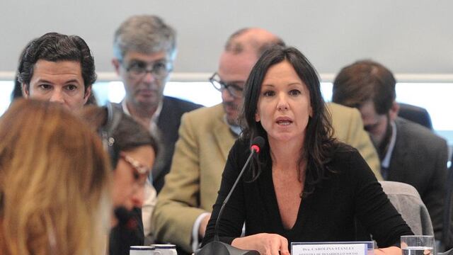 DYN48, BUENOS AIRES 27/09/16, LA MINISTRA CAROLINA STANLEY EXPONE EN DIPUTADOS rnSOBRE EL PRESUPUESTO PARA EL PROXIMO Au00d1O.FOTO:DYN ciudad de buenos aires carolina stanley reunion en la camara de diputados por el presupuesto 2017 exposicion de la ministra