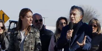 Mauricio Macri y María Eugenia Vidal\u002E