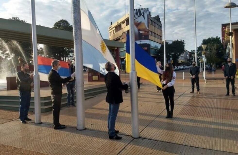 Recordaron la Independencia de Ucrania en Oberá