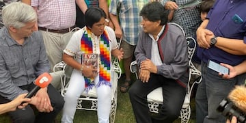 Álvaro Linera, Milagro Sala y Evo Morales, en Jujuy